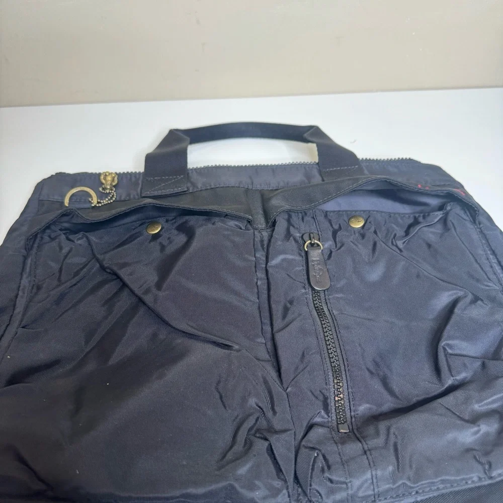 Kipling laptop black briefcase with monkey attached
